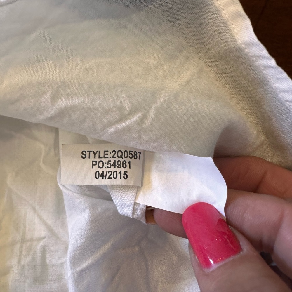 Vineyard Vines‎ size 4 white mini sheath lined with navy trim dress - Picture 10 of 13